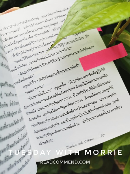 รีวิวหนังสือ ครูมอร์รี 